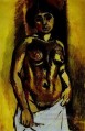 Fauvismo abstracto desnudo negro y dorado Henri Matisse